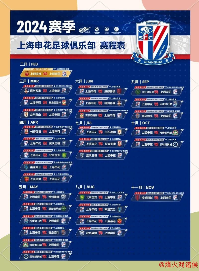 申花或迎超密集赛程 需备战极限考验